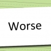 Usando o pior e a salsicha corretamente em inglês