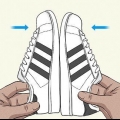 Limpando sapatos adidas