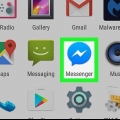 Salve imagens no facebook messenger para android