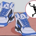 Vestindo air jordans