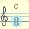 Tocando acordes no piano
