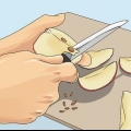 Plantando sementes de maçã