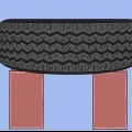 Pinte pneus para decoração