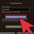 Usando blocos de comando no minecraft