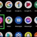 Entre em contato com o instagram