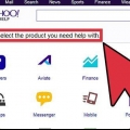 Entre em contato com o yahoo
