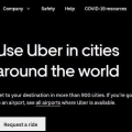 Verifique se o uber está disponível na sua região