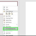 Alterar o plano de fundo dos slides do powerpoint