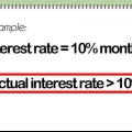 Calcule os juros efetivos