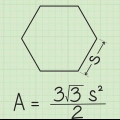 Calcular a área de um hexágono
