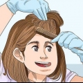 Tingindo cabelo tingido de escuro