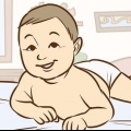 Ensinando um bebê a engatinhar
