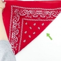 Como dobrar uma bandana