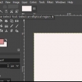Desenhando um círculo no gimp