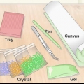 Fazendo uma pintura de diamante