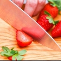 Fazendo um smoothie de morango simples