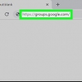 Criar um grupo do google