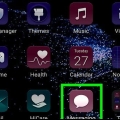 Para sair de uma conversa em grupo no samsung galaxy