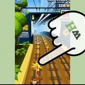 Obtendo uma pontuação alta em subway surfers