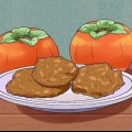 Comer um caqui