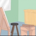 Fazendo uma pintura cubista