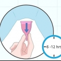 Limpando um copo menstrual