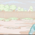 Como drenar um jardim molhado