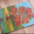 Limpando uma pintura a óleo