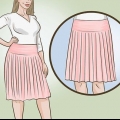 Use uma saia plissada