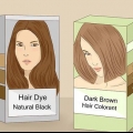 Tingindo uma peruca de cabelo humano