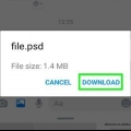 Abrindo um arquivo psd em um android