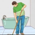 Preparando um banho romântico