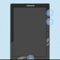 Faça uma captura de tela em um tablet samsung