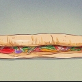 Peça um sanduíche subway
