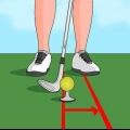 Fazendo um swing com um taco de golfe
