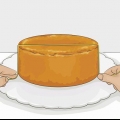Cubra um bolo com fondant