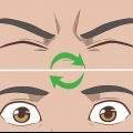 Pare uma pálpebra contraindo