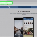 Criar uma conta vk