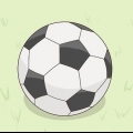 Atirar uma bola de futebol