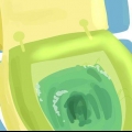 Desobstruir um vaso sanitário quando você deu a descarga de um rolo de papel higiênico