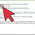 Converter um documento do word para html