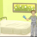 Limpando um quarto muito bagunçado