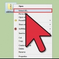 Extraia um arquivo zip