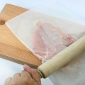 Fazendo frango frito
