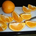 Fazendo casca de laranja açucarada