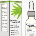 Usando soro facial
