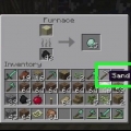 Fazendo vidro no minecraft