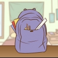Bem preparado e ir para a escola a tempo