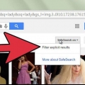 Desative o google safesearch