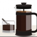 Colorir cabelos grisalhos com café